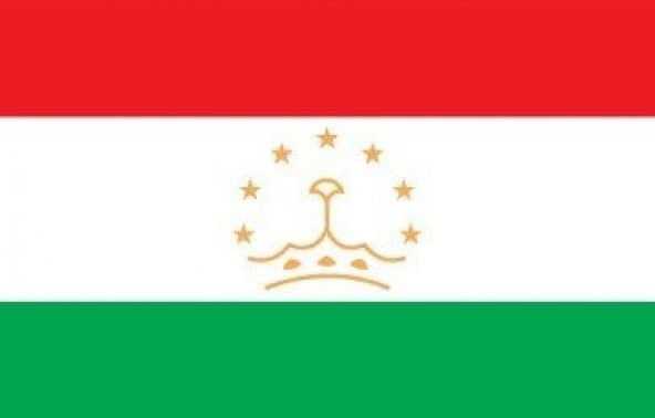 Tacikistan 15x22,5 Masa Bayrağı (Direksiz)