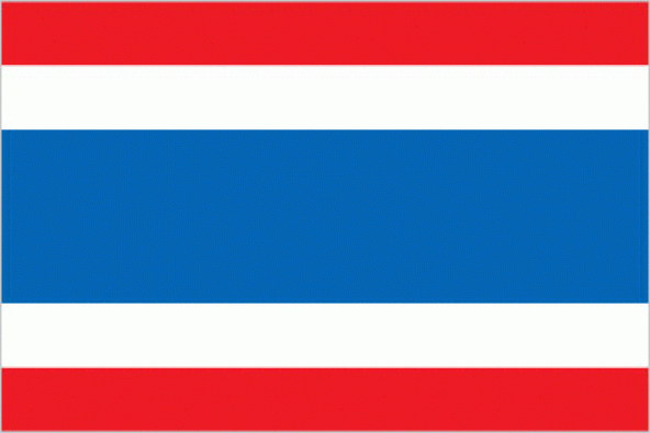 Tayland 15x22,5 Masa Bayrağı (Direksiz)