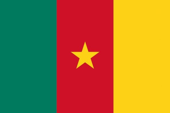 Kamerun 15x22,5 Masa Bayrağı (Direksiz)