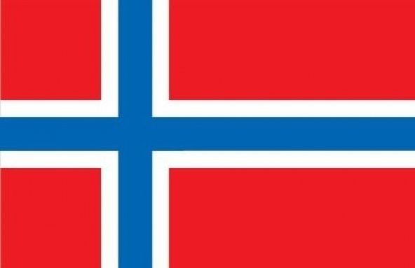 Norveç 15x22,5 Masa Bayrağı (Direksiz) - 1