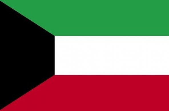 Kuveyt 15x22,5 Masa Bayrağı (Direksiz)