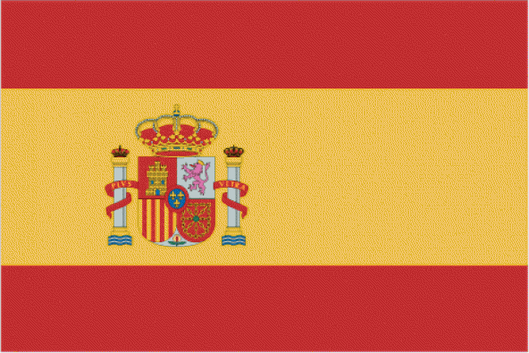 İspanya 15x22,5 Masa Bayrağı (Direksiz)