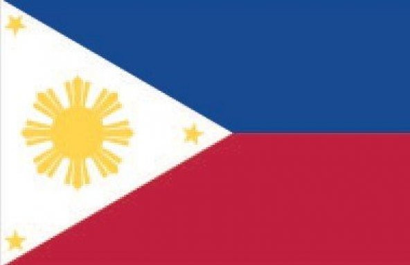Filipinler 15x22,5 Masa Bayrağı (Direksiz)