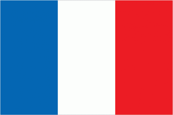 Fransa 15x22,5 Masa Bayrağı (Direksiz)
