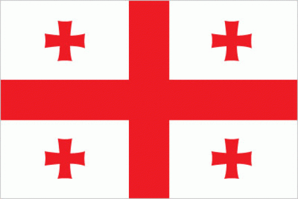 Gürcistan 15x22,5 Masa Bayrağı (Direksiz)