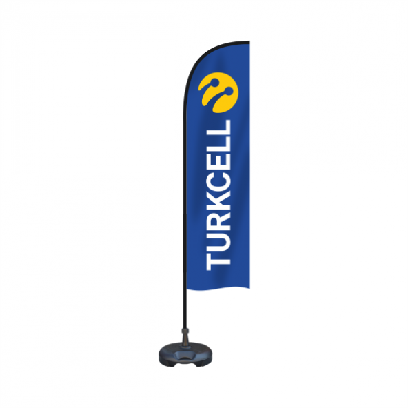 Turkcell Yelken Bayrak Sadece Baskı