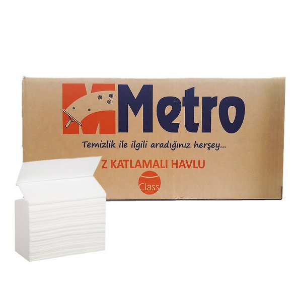 METRO SUİT Z KATLAMA DİSPENSER HAVLU 150 YAPRAK (12 PAKET)