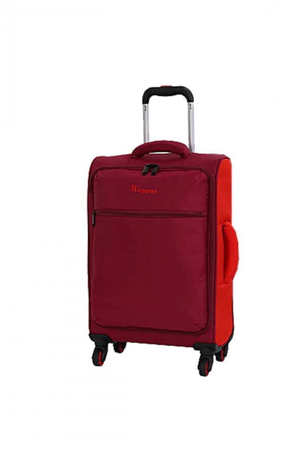 It Luggage 02232 Kırmızı Orta Boy Kumaş Valiz