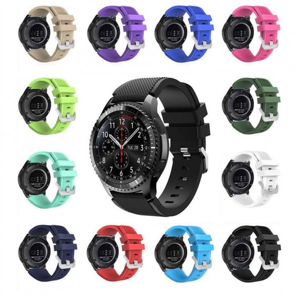 Xiaomi Amazfit Pace 2 Stratos Silikon TME Kordon Kayış - 1