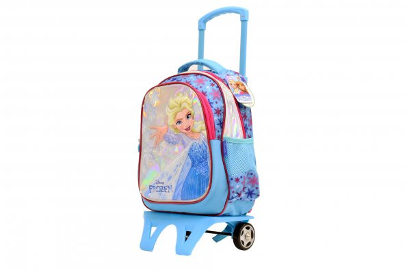 Hkn95231 Frozen 2 Tekerlekli Çocuk Valiz, Bavul, Sırt Çantası