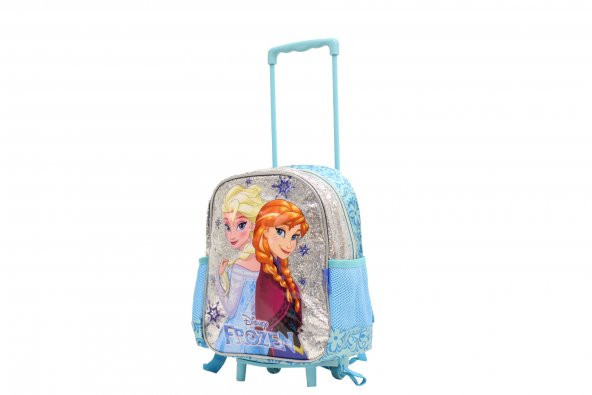 Hkn95836 Frozen 2 Tekerlekli Anaokulu Çocuk Valiz, Bavul, Sırt Çantası