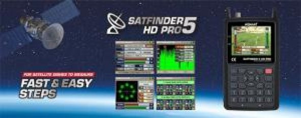 ALPSAT Satfinder 5 HD PRO Görüntülü Uydu Bulucu - AHD, TVI, CVI K