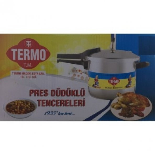 TERMO DÜDÜKLÜ TENCERE ALÜMINYUM 8 LT - 4
