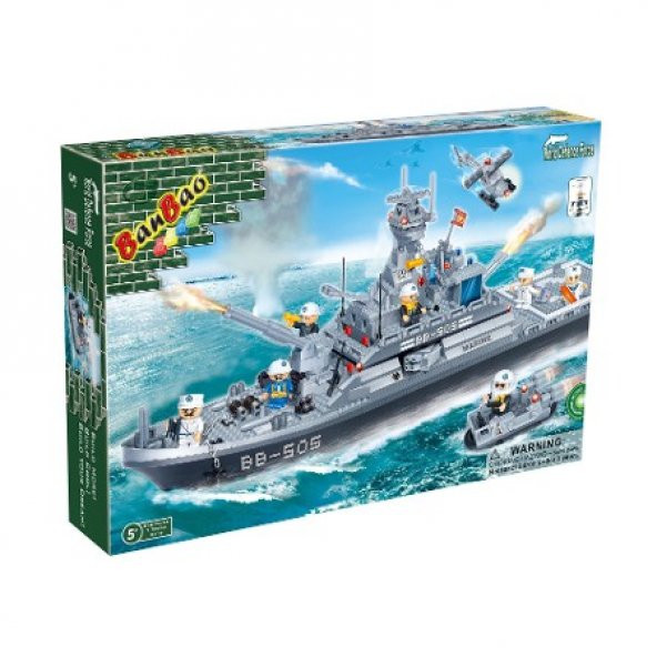 Banbao 858 Parça Savaş Gemisi Lego Seti 8413 - 3