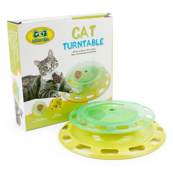 Cat Turntable Eğlenceli Kedi Mama Kabı