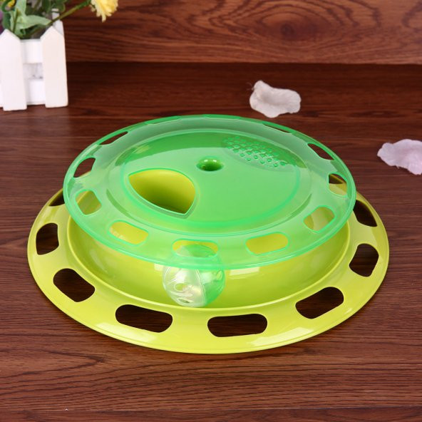 Cat Turntable Eğlenceli Kedi Mama Kabı - 4