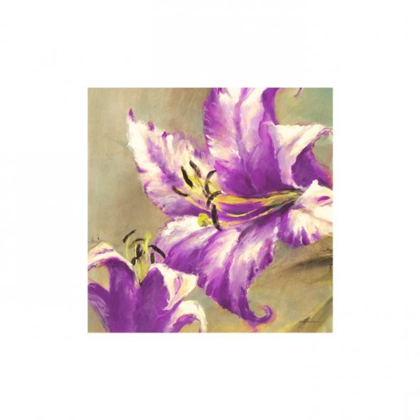 Lilac 4 Parça Kanvas Tablo 70X70 Cm