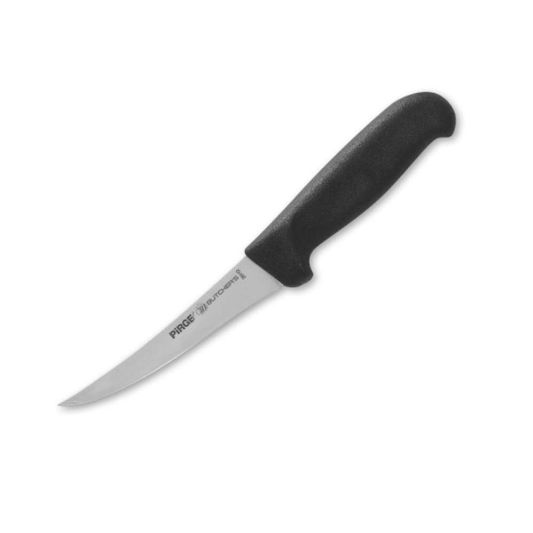 Pirge Butcher's Sıyırma Bıçağı Kıvrık Sert 12 cm SİYAH - 39112