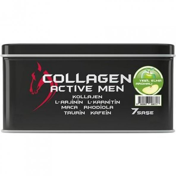 Voonka Collagen Active Man 7 Saşe Yeşil Elma Aromalı