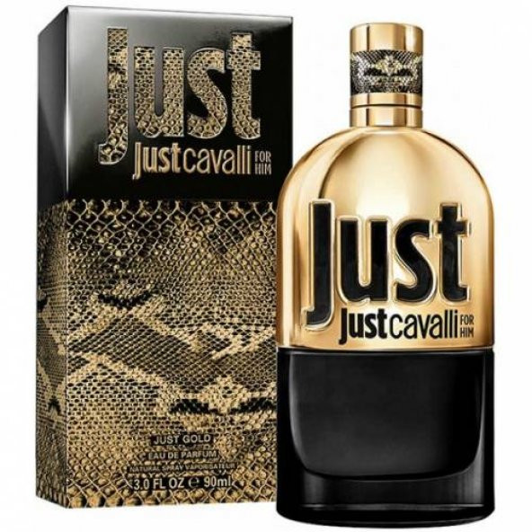 Roberto Cavalli Just Gold Man EDP 90 ml Erkek Parfüm
