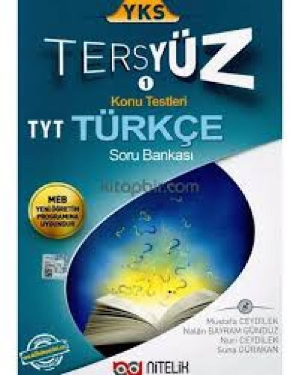 Nitelik Yayınları YKS 1. Oturum TYT Tersyüz Türkçe Soru Bankası