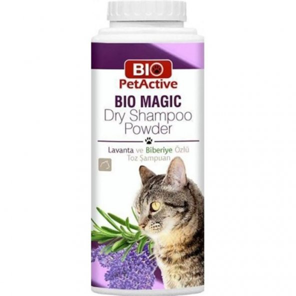Pet Active Bio Magic Lavanta ve Biberiye Özlü Kuru Kedi Şampuanı
