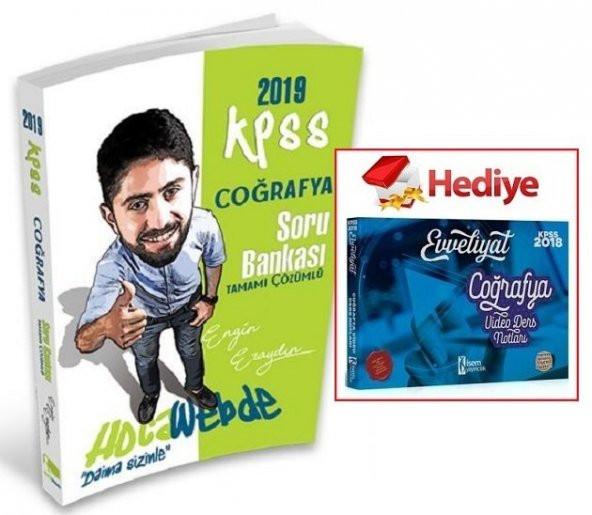 HocaWebde 2019 KPSS Coğrafya Soru Bankası Çözümlü Engin Eraydın H