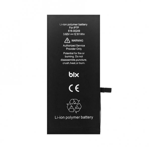 Bix Apple iphone 7 Plus 3300mAh Batarya - Ekstra  400mAh
