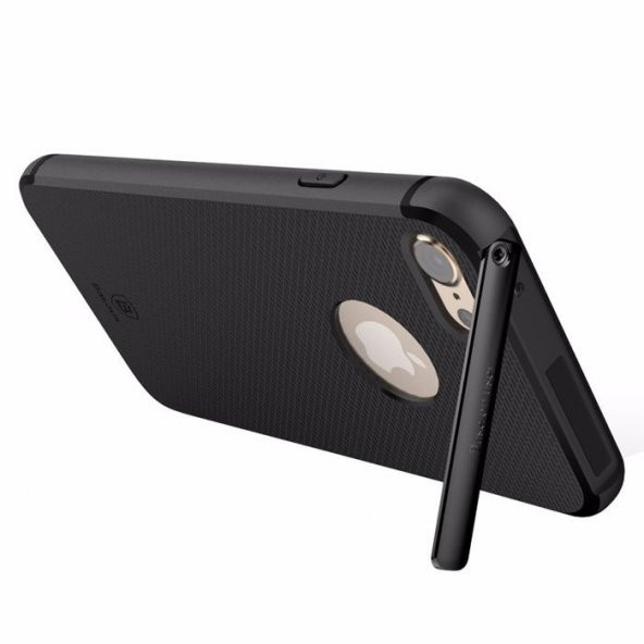 Baseus Hermit Tutucu Stantlı Kılıf iPhone 7/8 Siyah - 2