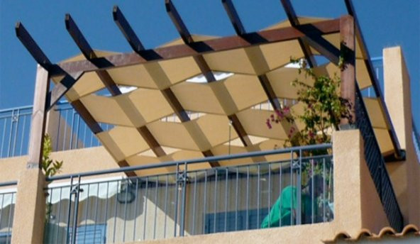 Golgelik File 95lik 1x6=6 m2 Gölgelik Kumaş Krem Gölgeleme Filesi Gölgeleme Kumaşı - 3