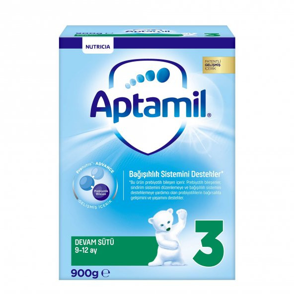 Aptamil 3 Devam Sütü 900 gr SKT:07/2020