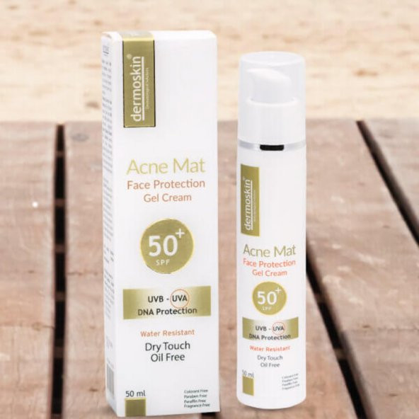 Dermoskin Acne Mat Face Protection Gel Cream Spf50