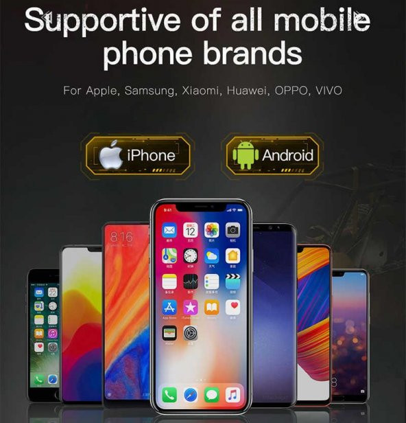 Baseus Oyuncu Tetik Tuş Aparatı Kolay Kulanım PubG Oyun Aparatı , - 6