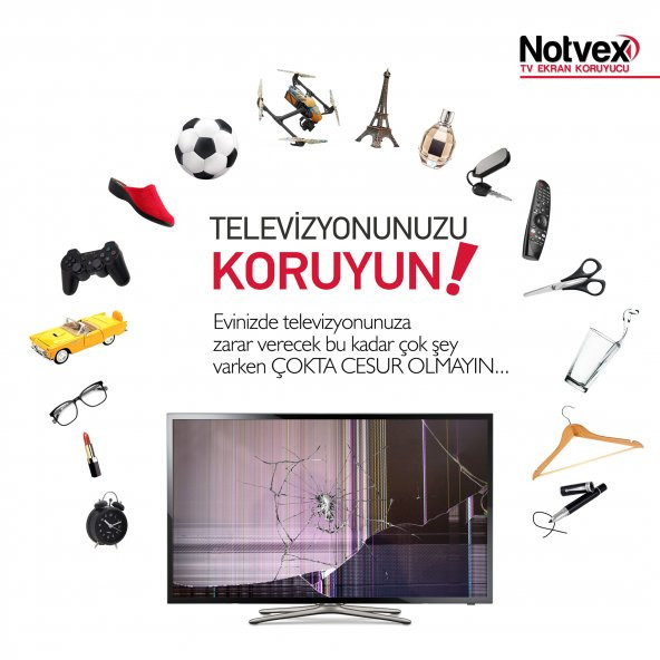 Notvex 42" inç 106 Ekran Tv Ekran Koruyucu - 6