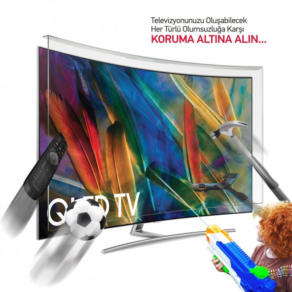 Notvex 49" inç 124 Ekran Curved Tv Ekran Koruyucu - 4