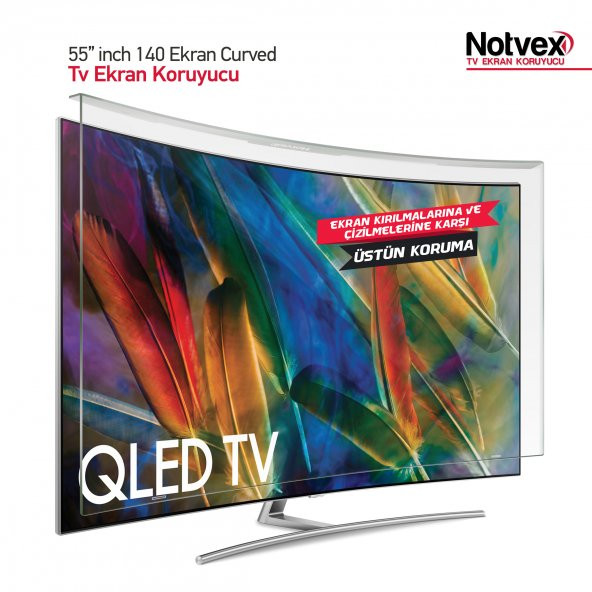 Notvex 55" inç 140 Ekran Curved Tv Ekran Koruyucu