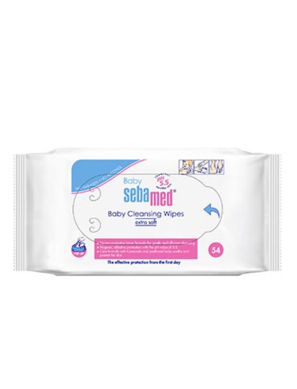 SEBAMED BEBEK TEMİZLEME MENDİLİ  54 ADT