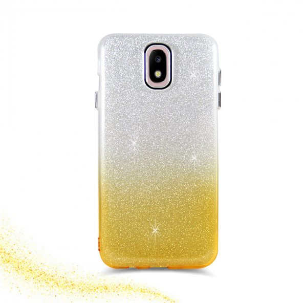 Samsung J7 Pro Simli Kamera Korumalı İnce Silikon - 2