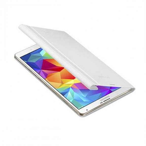 Samsung Orijinal T700 Galaxy Tab S 8.4 Bookcover Kılıf Beyaz - EF-BT700BWE