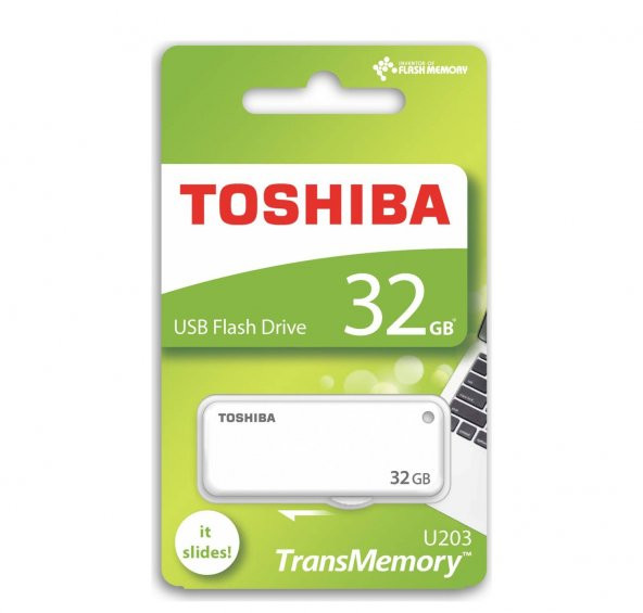 Toshiba Yamabiko 32GB USB 2.0 Usb Bellek Beyaz