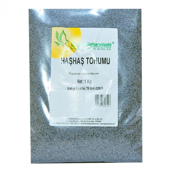 Haşhaş Tohumu Tane Doğal Mavi 1000 Gr Paket - 4