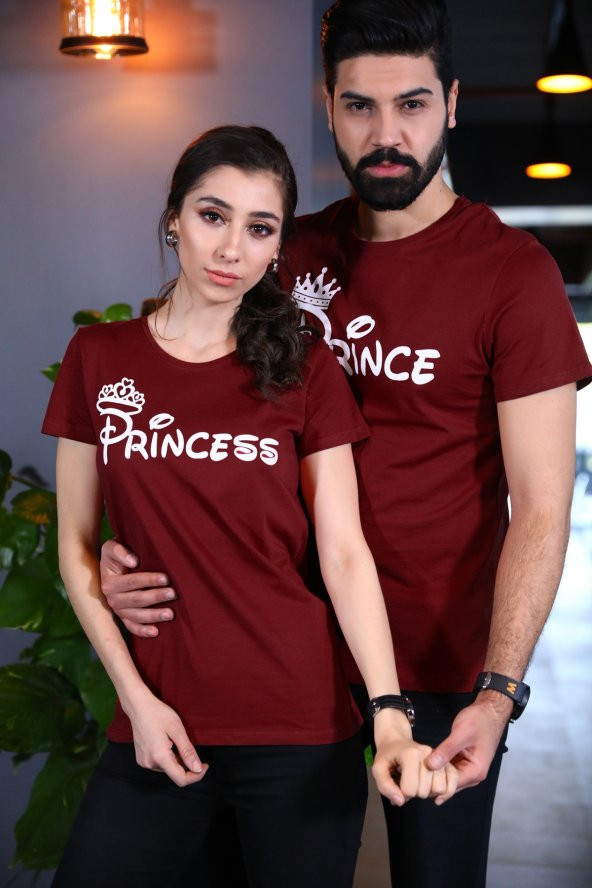 Sevgili Kombini Prince - Princess Tshirt Sevgiliye Hediye Tişört