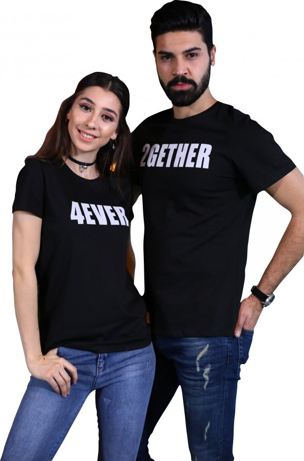 2GETHER 4EVER T-Shirt Sevgili Kombini - TİŞÖRT