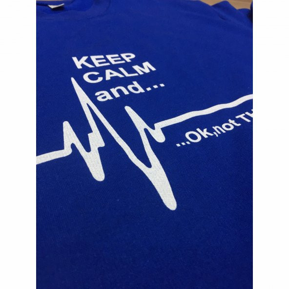 Keep Calm And Sweatshirt Mavi - 8