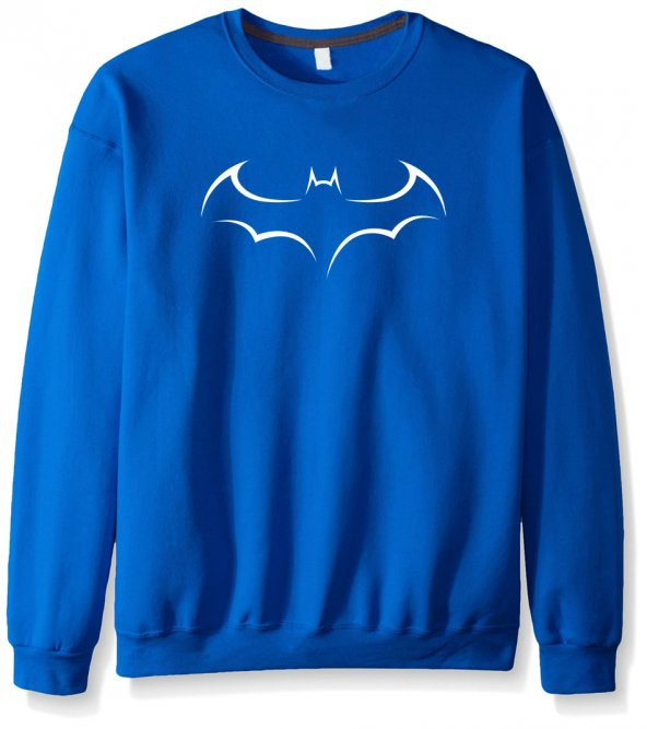 Mavi Batman Yarasa Sweatshirt