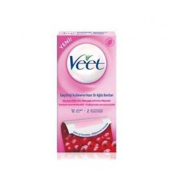 Veet Soğuk Ağda Bandı Normal Cilt 12li