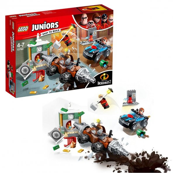Lego 10760 Juniors Underminer Banka Soygunu