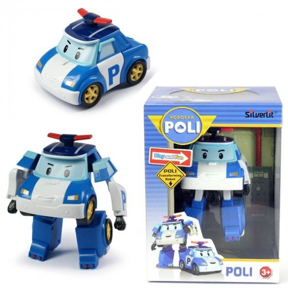 Robocar Poli Car Transformers Robot Figür 83171 - 1