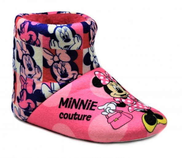 .Orijinal Minnie Mouse Çocuk Panduf Ev Kreş Ayakkabısı 92069