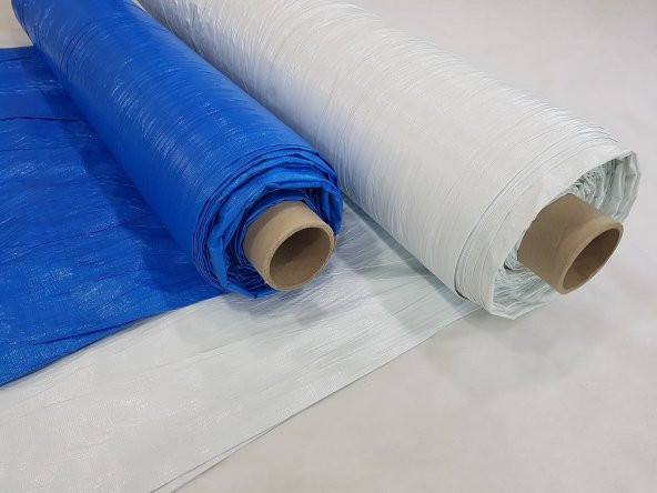 Branda 6x5=30 m2 Çadır Branda Yağmurluk Su Geçirmez Branda Polietilen (PE) Rulo Branda